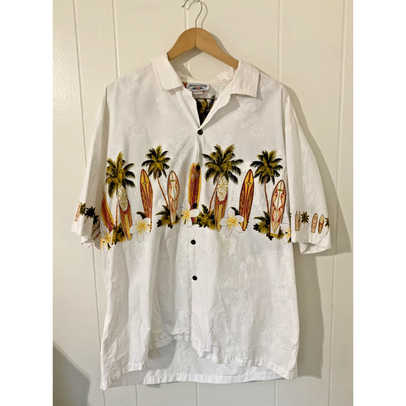 Pacific Legend Other - Vintage Pacific Legend Hawaiian Shirt Men’s 2XL Made in Hawaii USA Surfboards